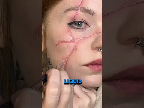 Fake Scar in Seconds?! 😳 #Shorts