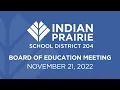 Board of Education Meeting 2022