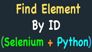 Locating Element by ID using Selenium and Python