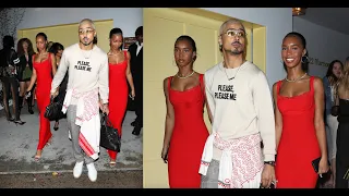 Quincy Brown Along With P Diddy s Twin Daughters D Lila Star And Jessie James Combs Party in WeHo