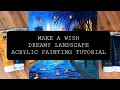 Download Lagu MAKE A WISH | DREAMY LANDSCAPE | ACRYLIC PAINTING TUTORIAL
