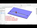 SolidWorks Assembly Slot Mate Free Center in Slot Distance Along Slot Percent Along Slot