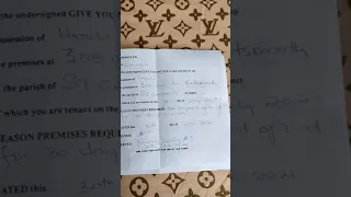 How To Write A Notice Form For Tenant