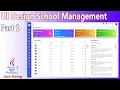 Java Swing UI Design - School Management Dashboard Part 1