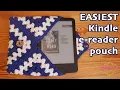 EASY Crochet book sleeve kindle sleeve