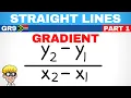 Straight line graphs grade 9 Gradient Part 1