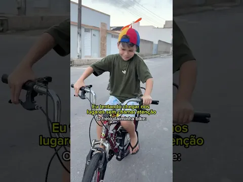 O FREIO DA MINHA BIKE 😂 #dudurizandu #bike #bicicleta #244