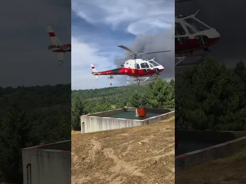 Helicopters in fire fighting 🎥: tiktok jorgepcruz81