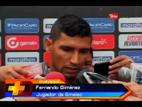 Jugadores de Emelec se sienten perjudicados por arbitraje