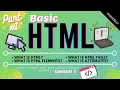 HTML Tutorial for Beginners Basic HTML - Part 1 Tagalog