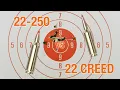 22-250 vs 22 Creedmoor - Speed and Spread