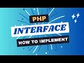 PHP Interface How to implement interface