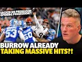 Joe Burrow Sacked Taking HARD Hits In First Preseason Game