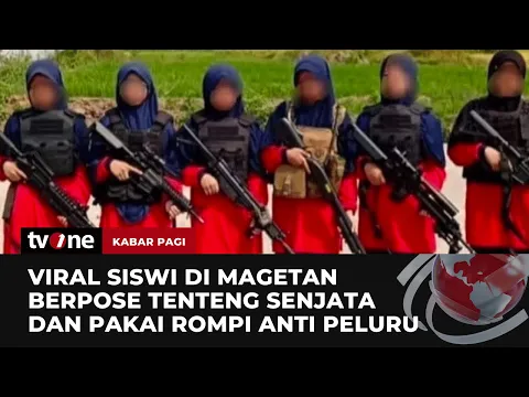 Viral Santriwati Berpose Tenteng Senjata & Pakai Rompi Anti Peluru, Ponpes di Magetan Klarifikasi