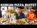 All You Can Eat KOREAN PIZZA BUFFET Best CHEAP EATS BUFFET in South Korea