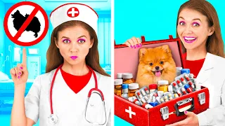 Cách Vui Nhộn Để Lén Đem Thú Cưng Vào Trong Bệnh Viện | Tình Huống Hài Hước và Thất bại