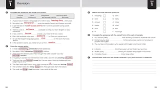حل صفحة 22 و 23 نشاط انكليزي رابع اعدادي 