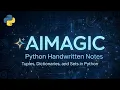 Python Handwritten Notes Tuples Dictionaries and Sets in Python with Methods Examples AIMAGIC