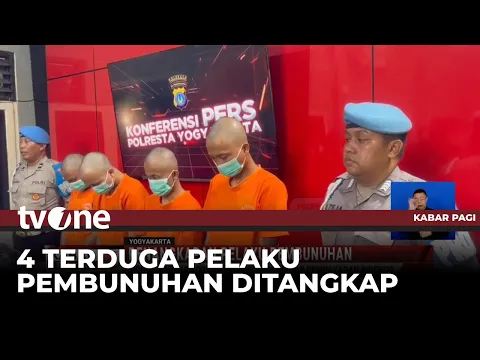 Polisi Tangkap 4 Terduga Pelaku Penganiayaan Brutal Pria di Yogyakarta | Kabar Pagi