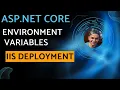 Deploy ASP NET Core To IIS Server With Environment Variables