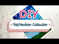 Make your own monthly Calendar September 2022 DIY Calendar