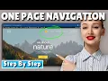 How To Create One Page Navigation With Anchor Menu In WordPress Full Guide
