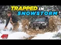 Download Lagu SNAPPED STEERING IN BLIZZARD - 4 days Stuck in 2M+ Snow