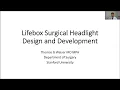 Lifebox Surgical Headlight Design and Development