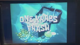 SpongeBob One Krabs Trash Title Card YTV Airing 