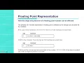 Higher CS Lesson 3 - Floating Point