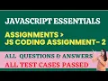 JS Coding Assignment-2 JavaScript Essentials NxtWave CCBP 4 0