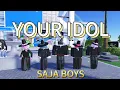 Download Lagu Your Idol By Saja Boys with lyrics [Kpop Demon hunters] | Roblox Music Video