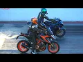 Download Lagu KTM 1290 Super Duke GT vs Kawasaki Ninja ZX-14R - Drag Racing at Palm Beach Raceway