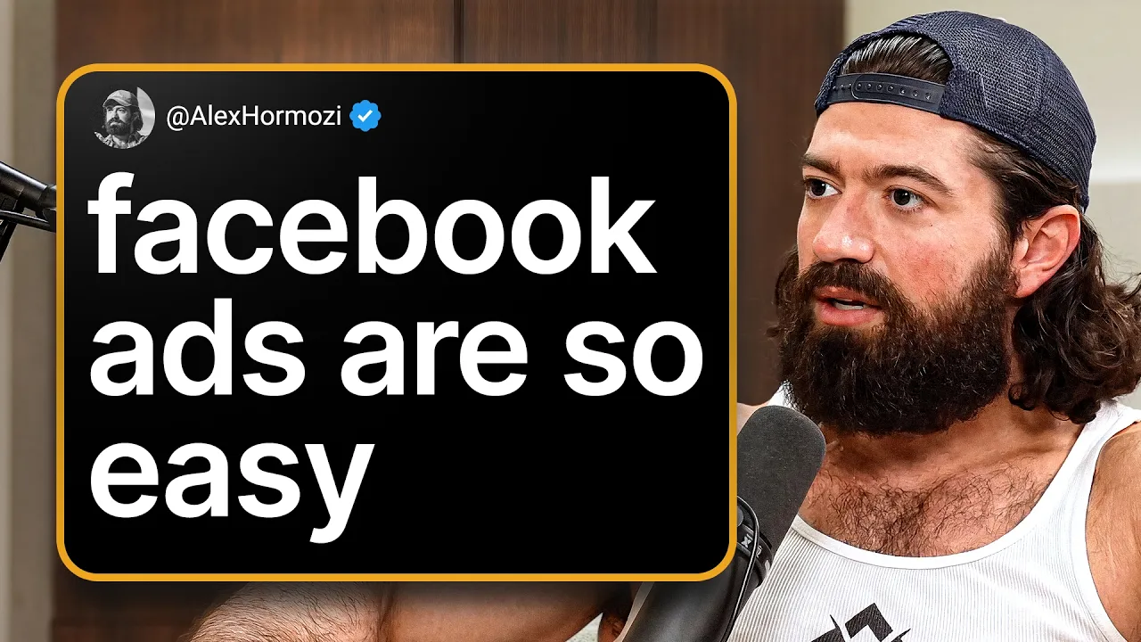 Alex Hormozi's Facebook Ads Strategy for 2026: video thumbnail