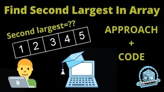 PROGRAM TO FIND SECOND LARGEST ELEMENT IN ARRAY IN C