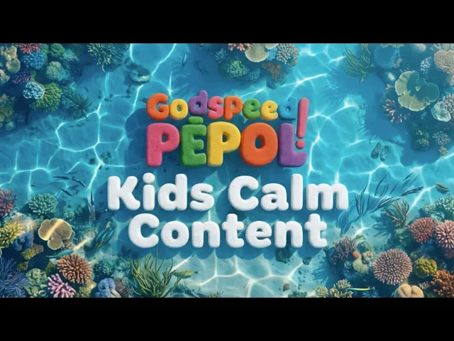 🌊 Peaceful Ocean Underwater | Calm Relaxing Video for Kids | Kids Calm Content