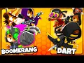 Boomerang vs Dart Monkey BTD 6