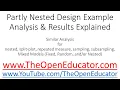 Nested Split-Plot Repeated Measure Example Analysis Results Explained