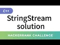 StringStream in C HackerRank Solution