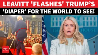 TRUMP S DIAPER LEAKING Karoline s REVENGE On Cam Leaves Trump RED-FACED Health Update