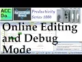 Productivity 1000 Series PLC Live Modification Run Mode