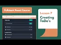Creating ToDo Tasks Fullstack React Course 2022