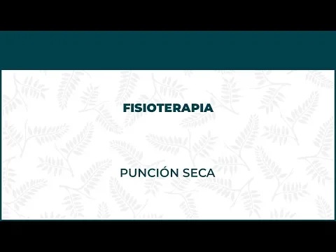 Punción Seca. Fisioterapia - FisioClinics Madrid