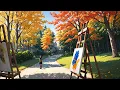 Painting En Plein Air 🖌️ | Laid-back LoFi for Outdoor Artistry 🍁