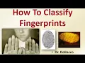 How To Classify Fingerprints
