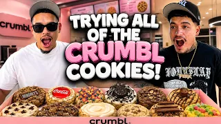 TRYING EVERY CRUMBL COOKIE FLAVOR QNA