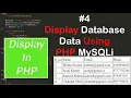 How to Database Data Using PHP MySQLi PHP Tutorial
