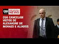 Download Lagu Estados Unidos cancelam vistos de Alexandre de Moraes e de aliados | CNN PRIME TIME