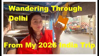 დელის ქუჩებში ხეტიალი/Wandering Through Delhi 🇮🇳 | Two Days from My 2026 India Trip”