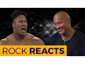 The Rock Reacts to His First WWE Match 20 YEARS OF THE ROCK